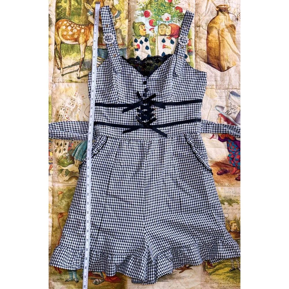 Liz Lisa Frill Ribbon Salopettes Axes Femme Blouse Jfashion Gyaru Himekaji Japan - Picture 16 of 16